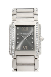 Patek Philippe Twenty Four Gray Dial 30Mm Ladies Watch 4910/20G-010